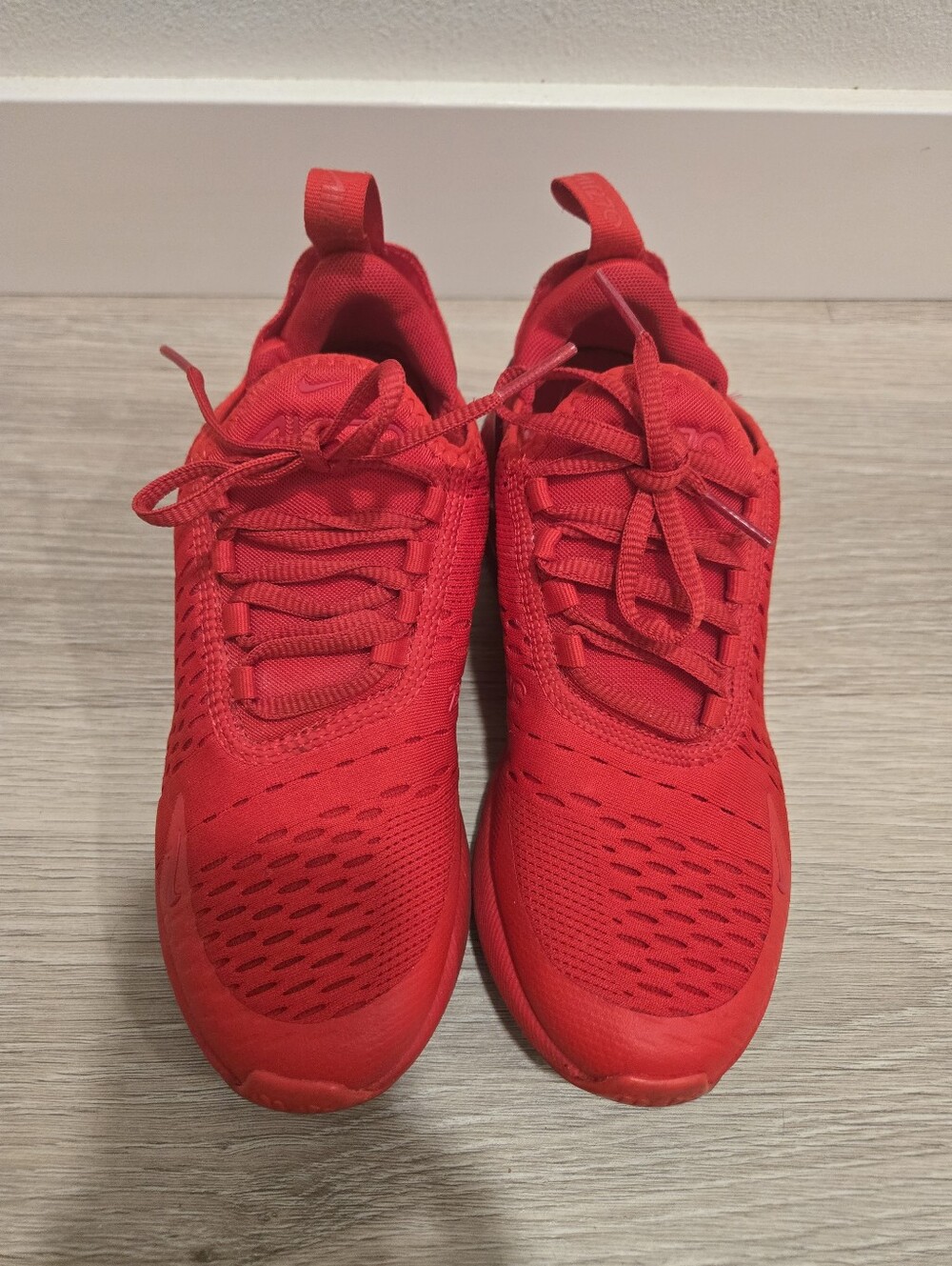 Red Athletic Sneakers - Breathable Running Shoes - Picture 4 of 5